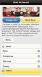 Mobile Screenshot of hotel-richemont.com